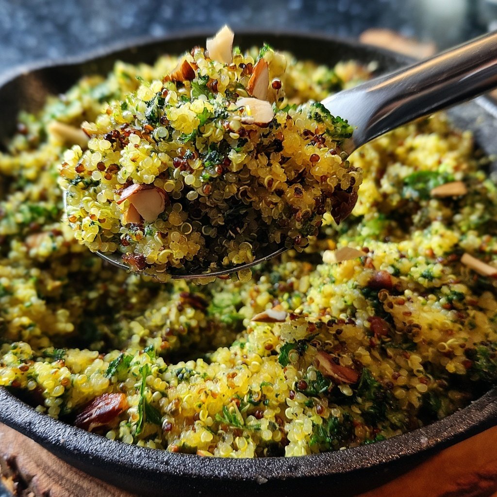Brokkoli Quinoa Pfanne Proteinreich