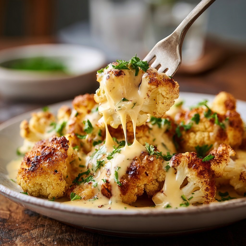 Blumenkohl mit Senfsauce