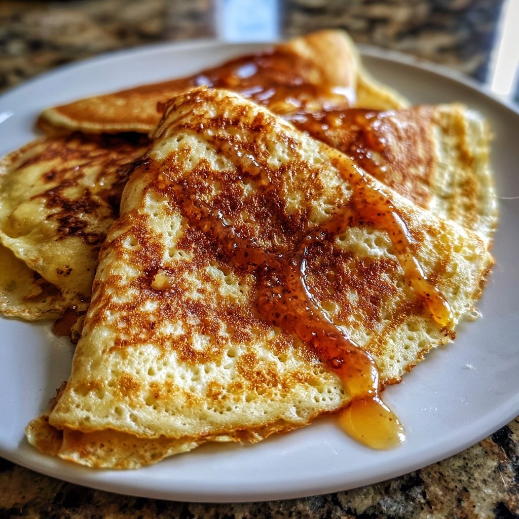 Pfannkuchen mit Apfelmark