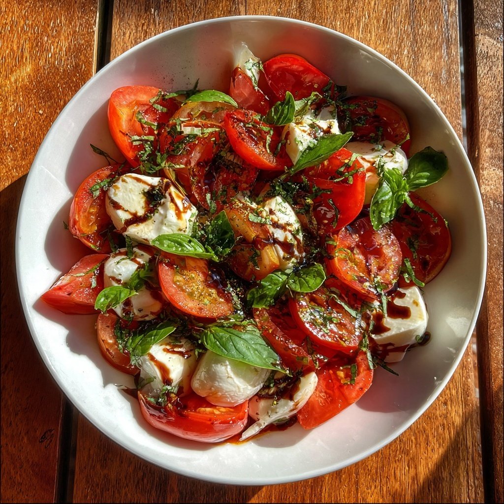 Tomaten Mozzarella Salat Zum Grillen