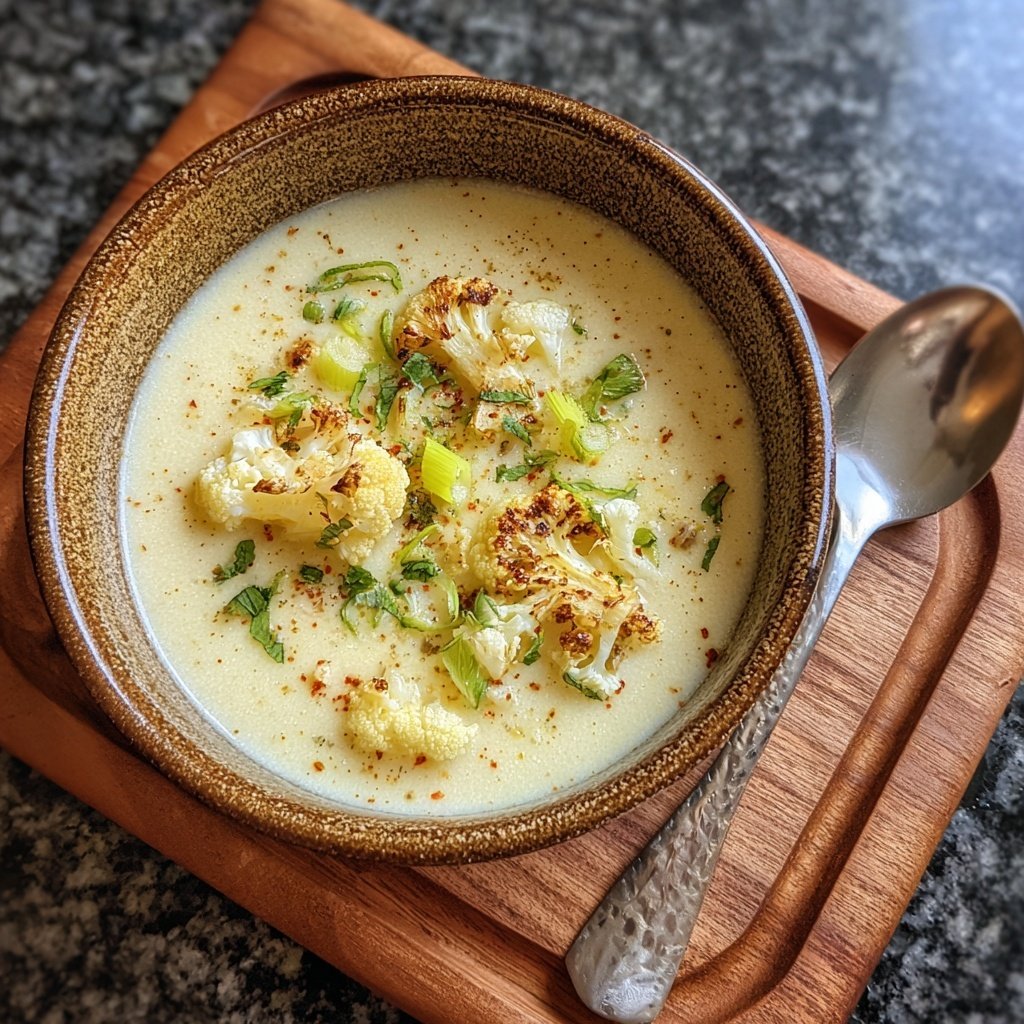 Blumenkohl Suppe Mit Sellerie