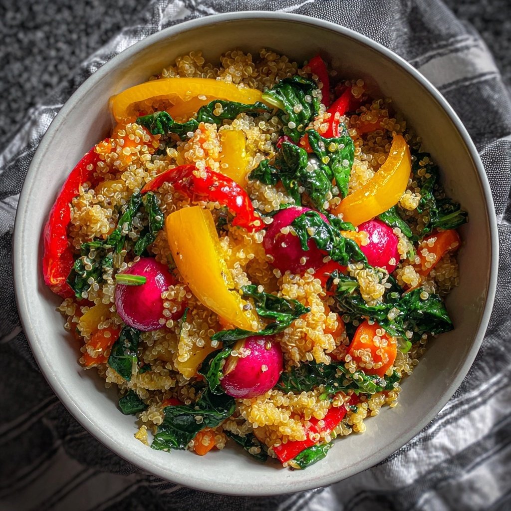 Kalorienarme Gemüse Bowl Mit Quinoa