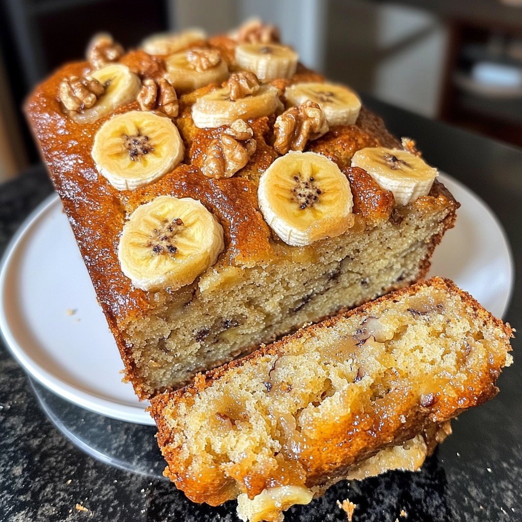 Bananenkuchen für die Familie