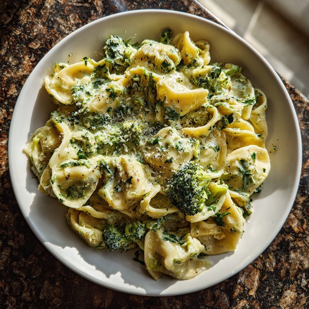 Pasta Mit Brokkoli Und Sahnesauce